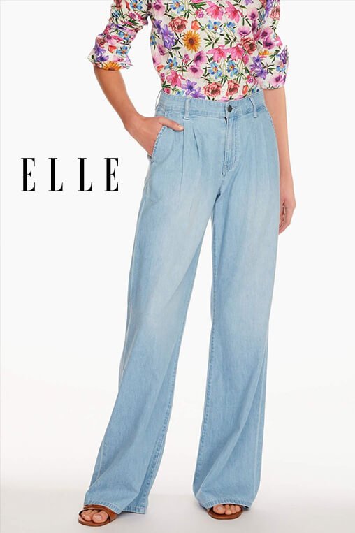 ELLE: These Wide-Leg Jeans Are a Chic Answer to the Denim Debate - Nigel Curtiss