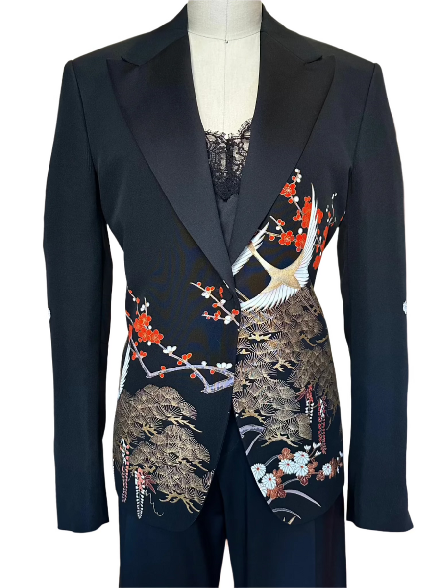 MIDNIGHT GARDEN TUXEDO JACKET
