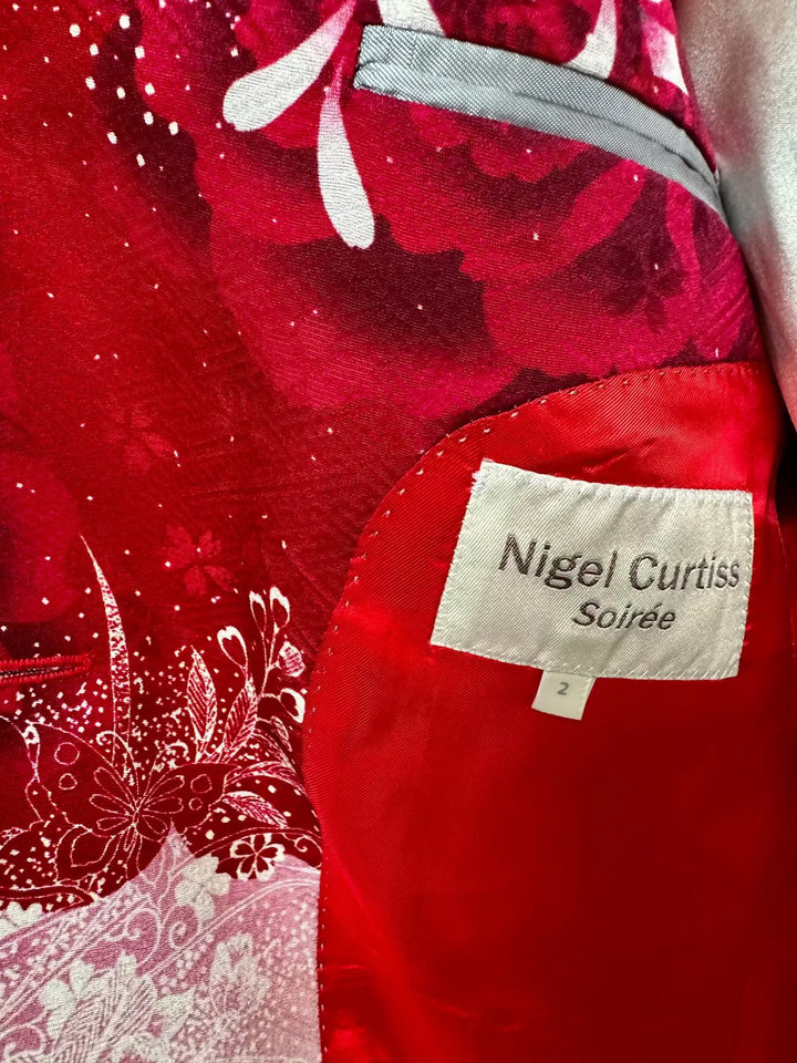 BLOOMS AND BUTTERFLIES KIMONO JACKET Nigel Curtiss