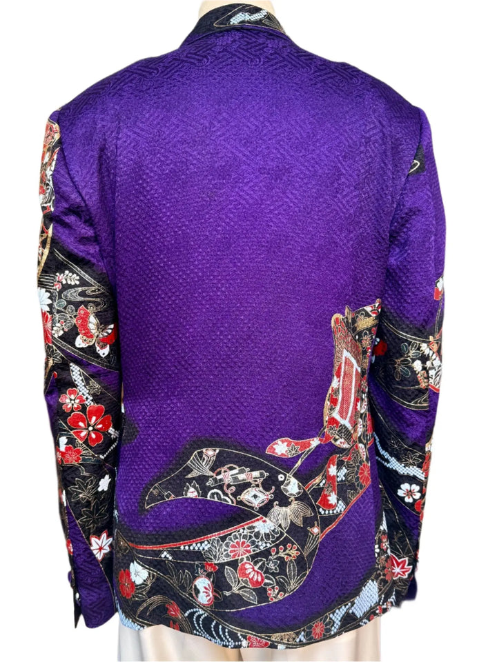 GILDED AMATHYST KIMONO JACKET - Nigel Curtiss