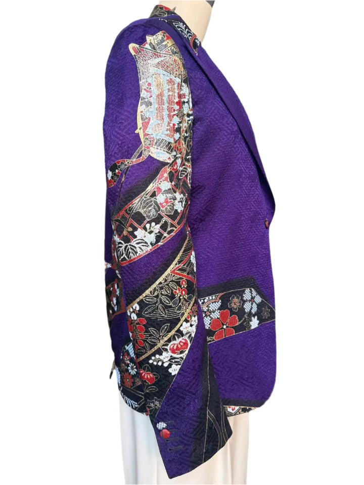 GILDED AMETHYST KIMONO JACKET Nigel Curtiss