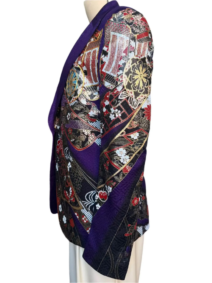 GILDED AMETHYST KIMONO JACKET Nigel Curtiss