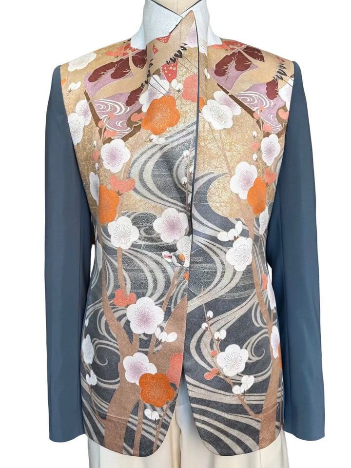 GOLDEN CRANE RIVER KIMONO JACKET Nigel Curtiss