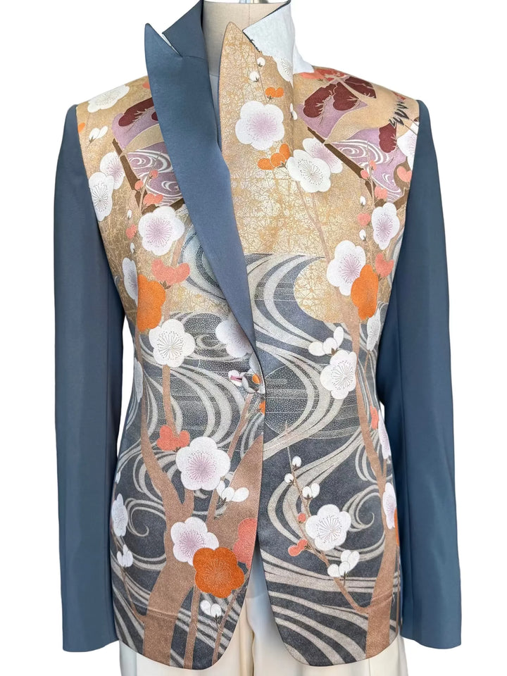 GOLDEN CRANE RIVER KIMONO JACKET Nigel Curtiss