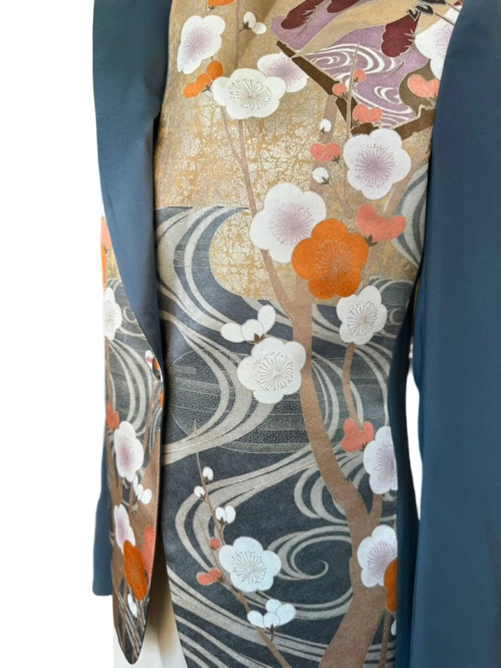 GOLDEN CRANE RIVER KIMONO JACKET - Nigel Curtiss