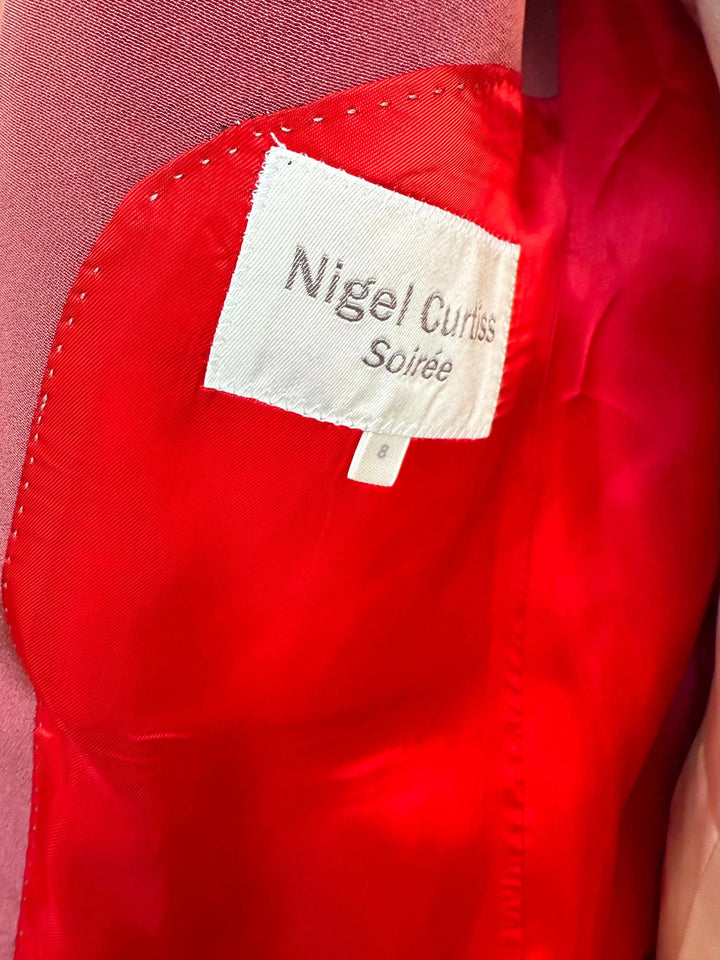 PASTEL FLOWERS ON A STREAM KIMONO JACKET Nigel Curtiss