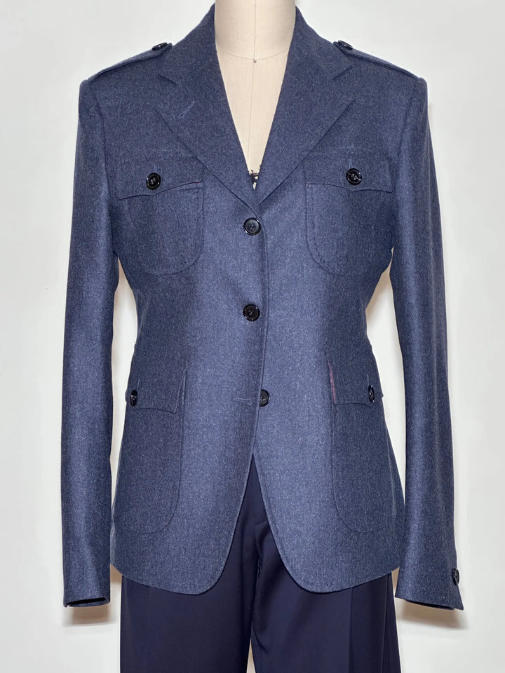 WOMEN'S MILITARY JACKET IN AIR FORCE BLUE Nigel Curtiss