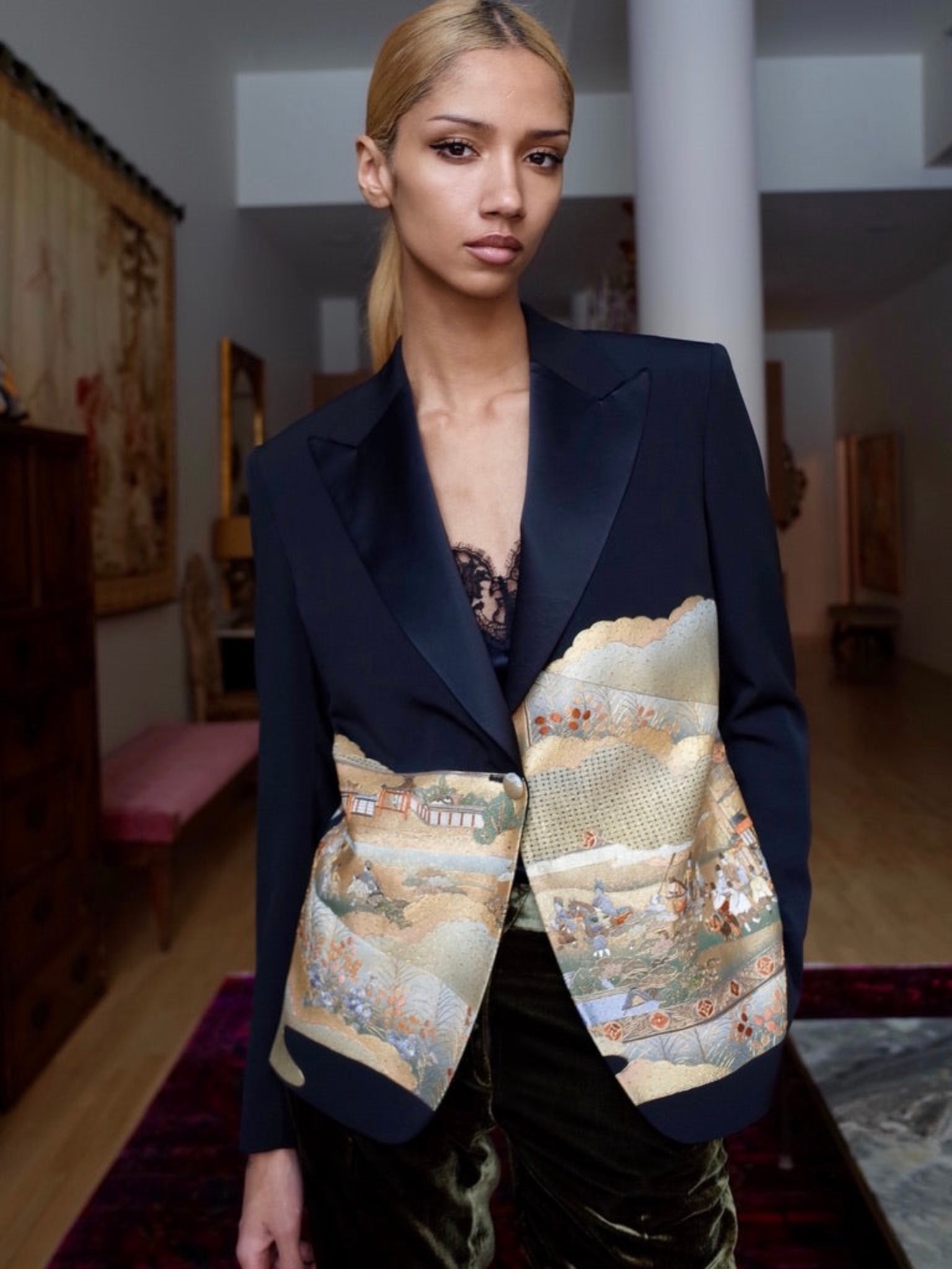 Couture Kimono Jackets | Spring Florals | Nigel Curtiss