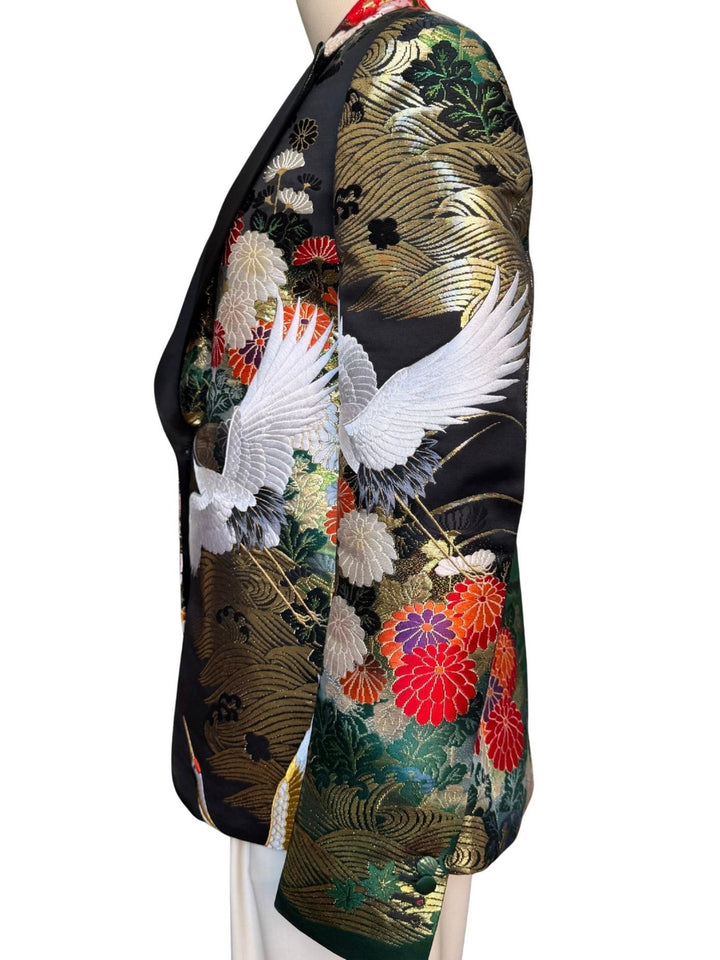 MIDNIGHT GARDEN KIMONO JACKET - Nigel Curtiss