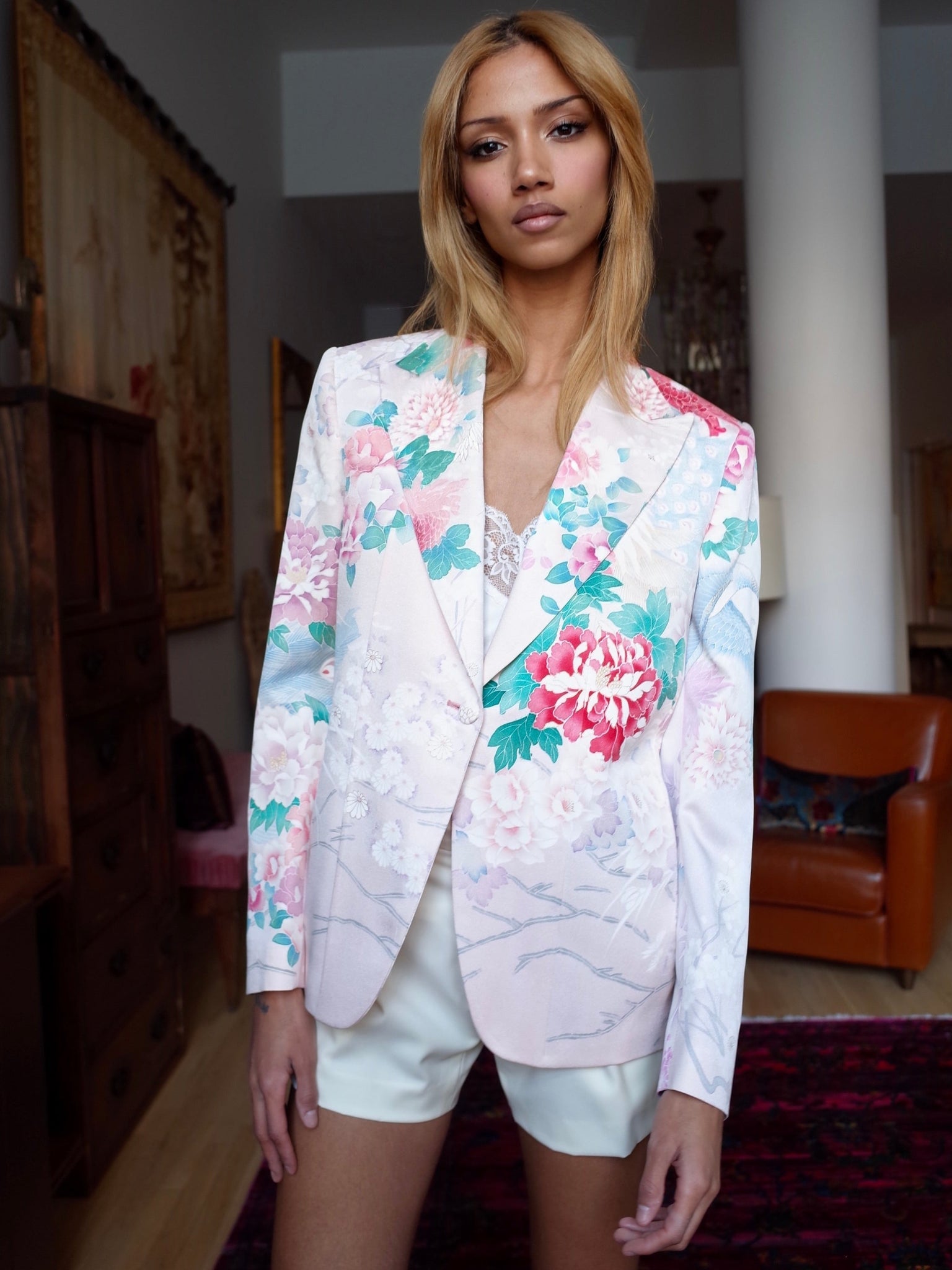 Couture Kimono Jackets | Spring Florals | Nigel Curtiss