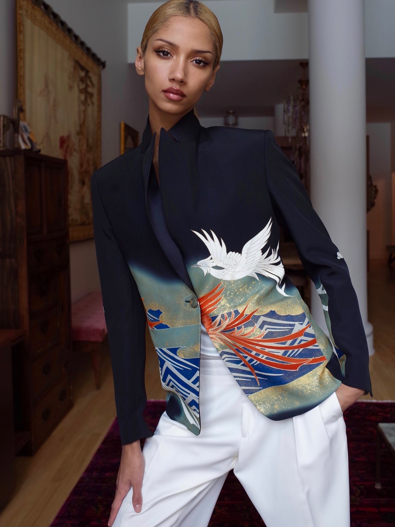 Couture Kimono Jackets | Spring Florals | Nigel Curtiss