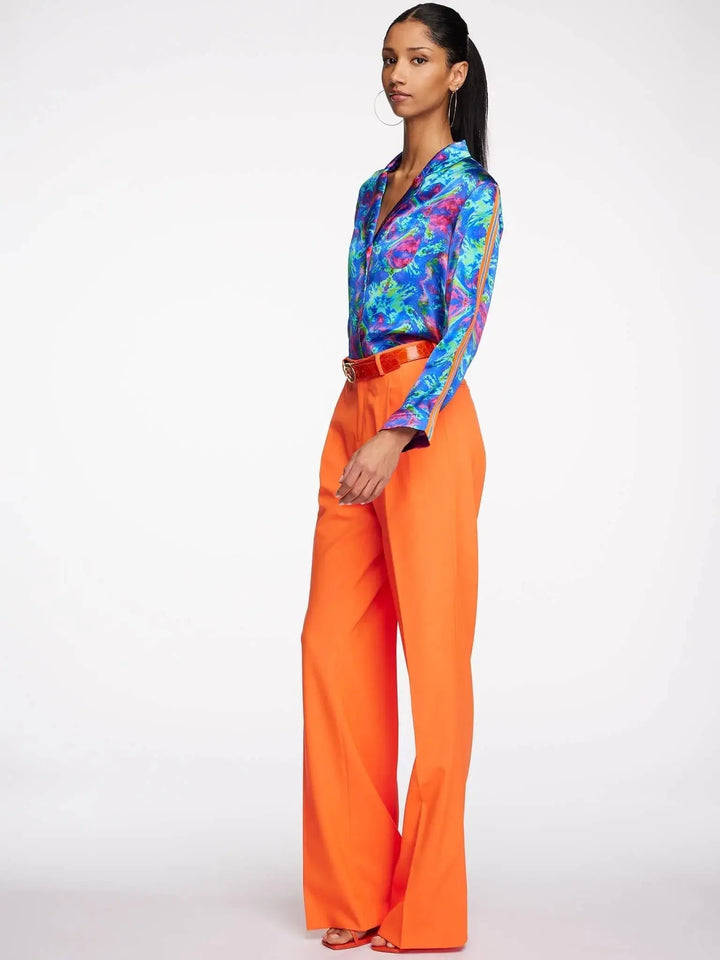 Unisex Alligator Belt In Orange Gloss - Nigel Curtiss