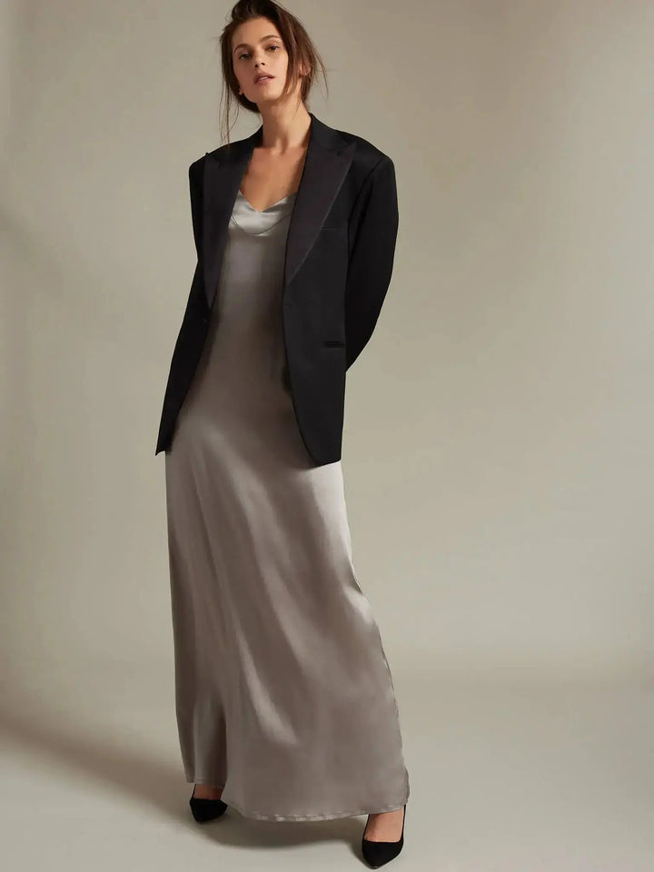 Women's Boyfriend Tuxedo In Black - Nigel Curtiss