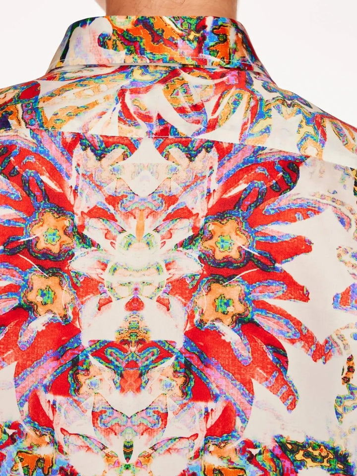Women’s Butterfly Kaleidoscope Silk Shirt - Nigel Curtiss