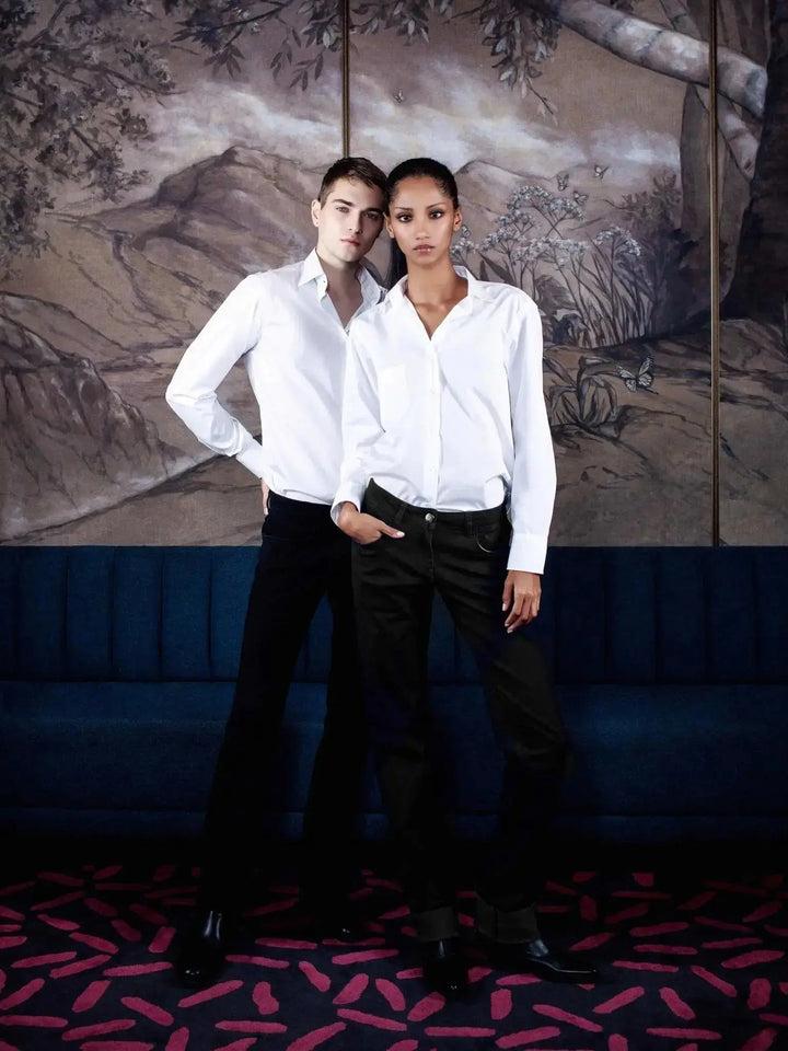 Women's Cotton Boyfriend Shirt - Nigel Curtiss