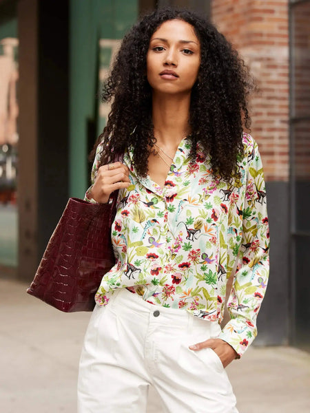 トップス THE Soloist. Cotton Silk Skipper Shirts THE Soloist. Cotton Silk Skipper Shirts SILK/NYLON OVERSIZED