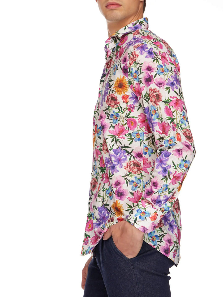 Men’s Botanical Dreams Cotton Shirt - Nigel Curtiss