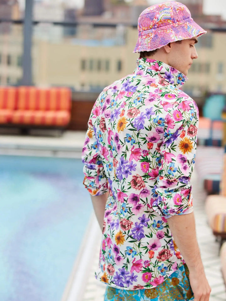 Men’s Botanical Dreams Cotton Shirt - Nigel Curtiss
