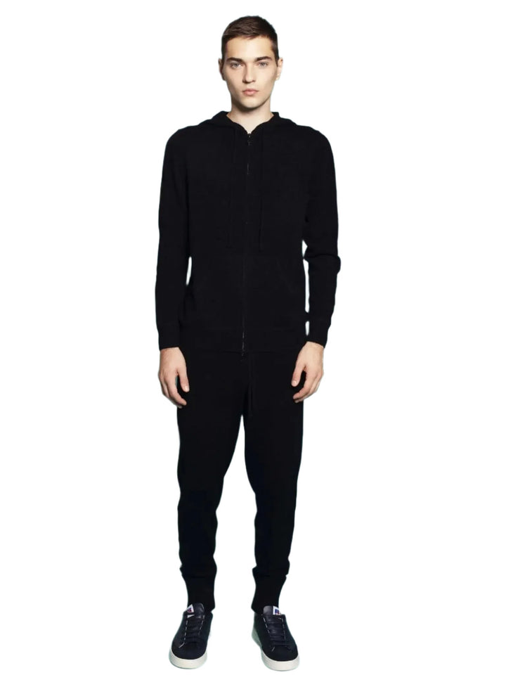 Men's Cashmere Sweatpant In Black - Nigel Curtiss