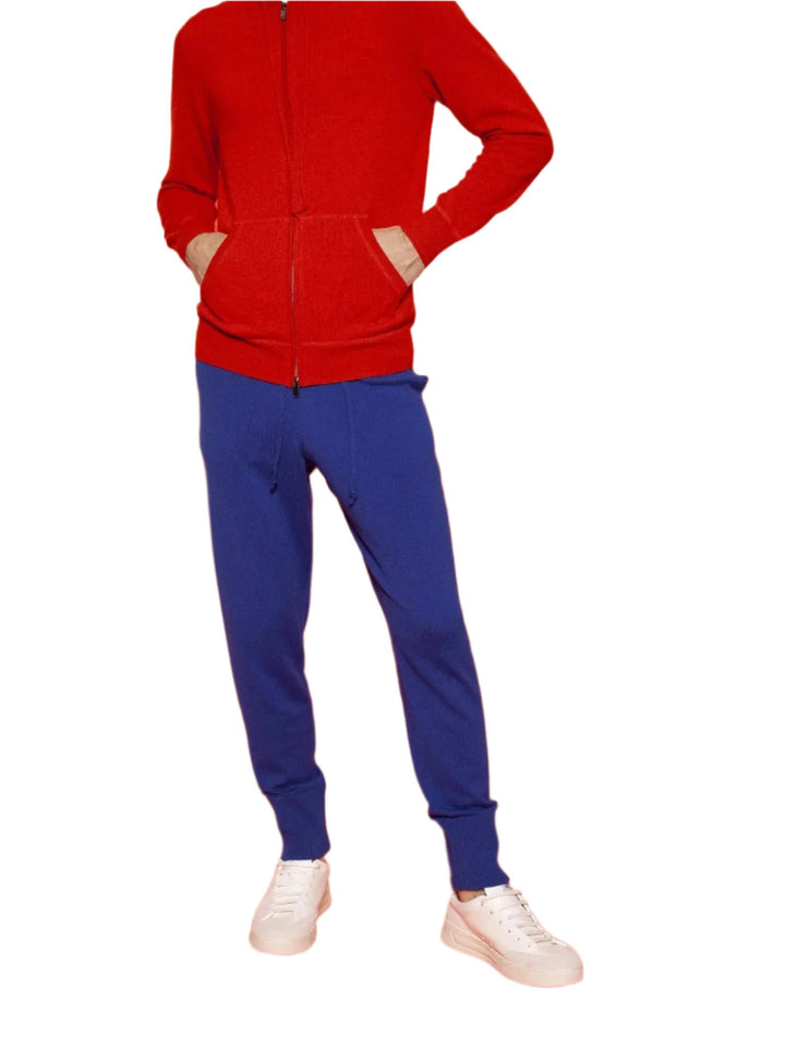 Men's Cashmere Sweatpant In Blue - Nigel Curtiss