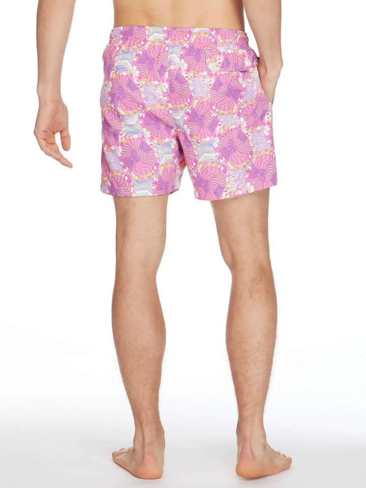 Men's Purple Haze Swim Trunks - Nigel Curtiss