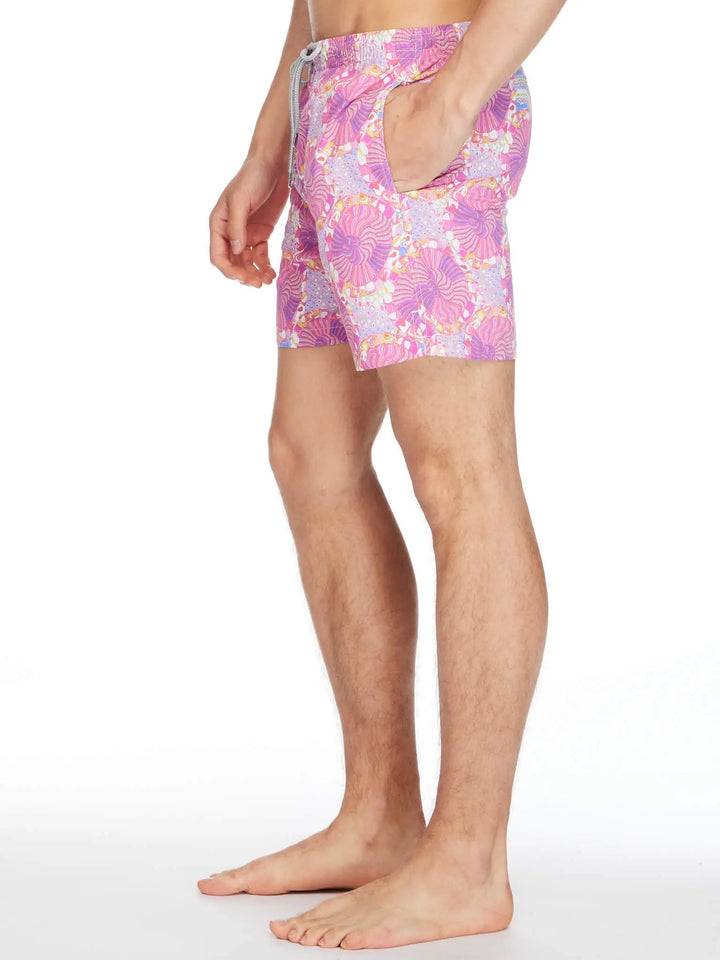 Men's Purple Haze Swim Trunks - Nigel Curtiss