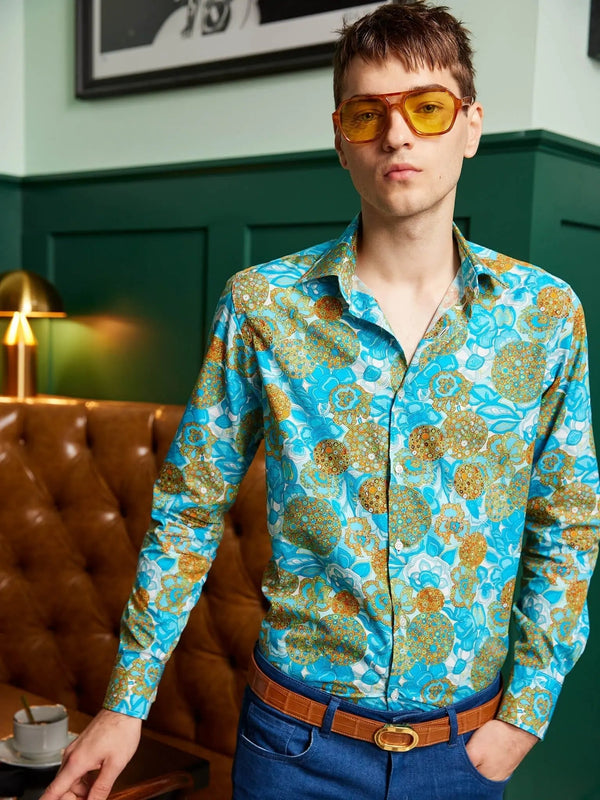 Men’s Wonderland Cotton Shirt - Nigel Curtiss