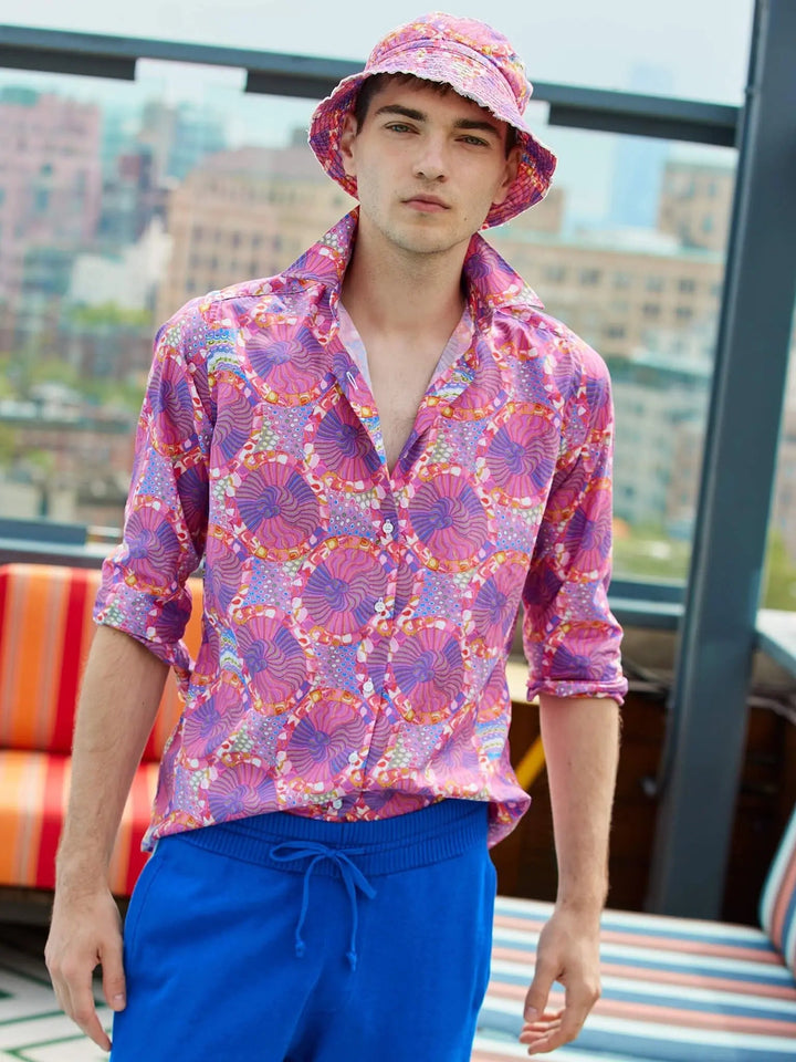 Unisex Purple Haze Cotton Bucket Hat - Nigel Curtiss