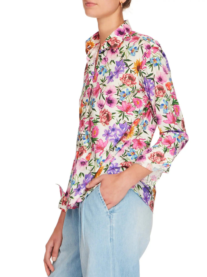 Women’s Botanical Dreams Cotton Shirt - Nigel Curtiss