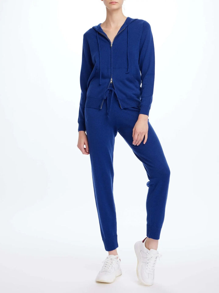 Women's Cashmere Sweatpant In Blue - Nigel Curtiss