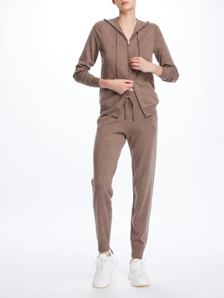 Women's Cashmere Sweatpant In Brown - Nigel Curtiss