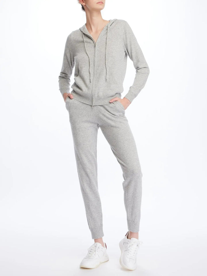 Women's Cashmere Sweatpant In Grey - Nigel Curtiss