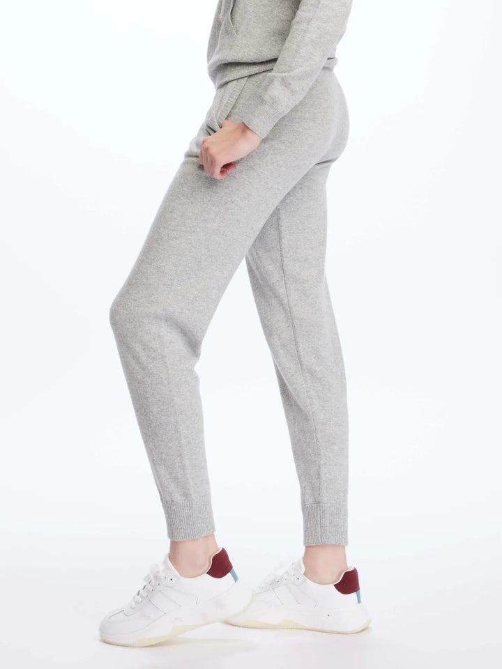 Women's Cashmere Sweatpant In Grey - Nigel Curtiss