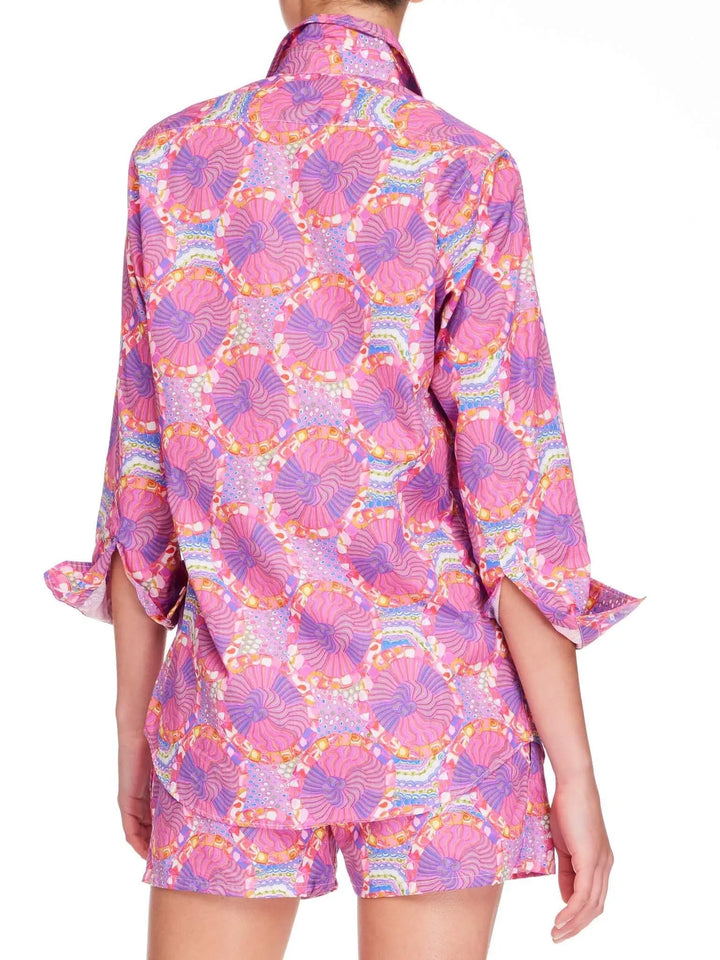 Women’s Purple Haze Cotton Shirt - Nigel Curtiss